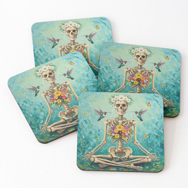 Item preview,  Yoga Skeleton Meditate-Skeleton   designed and sold by TeeARTHY.