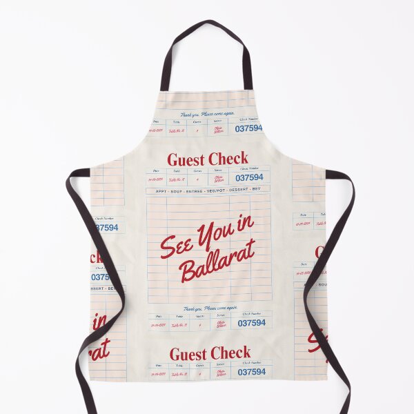 Item preview, See You in Ballarat - Vintage Diner Guest Check Travel Print designed and sold by RM-Journey.