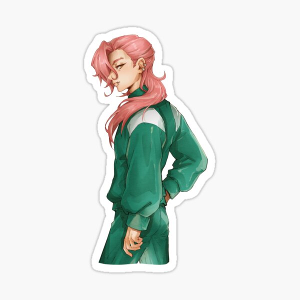 Item preview, Cherry Blossom Kaoru Sakurayashiki SK8 the infinity anime sticker  designed and sold by Kryomaxx.