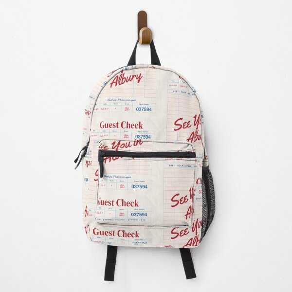 Item preview, See You in Albury - Vintage Diner Guest Check Travel Print designed and sold by RM-Journey.