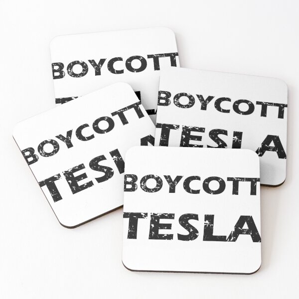 Item preview, BOYCOTT  TESLA designed and sold by lightnshadow1.