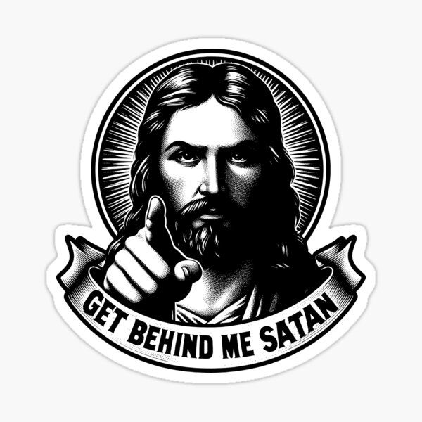 Item preview, Matthew 16:23 Get Behind Me Satan designed and sold by plushism.