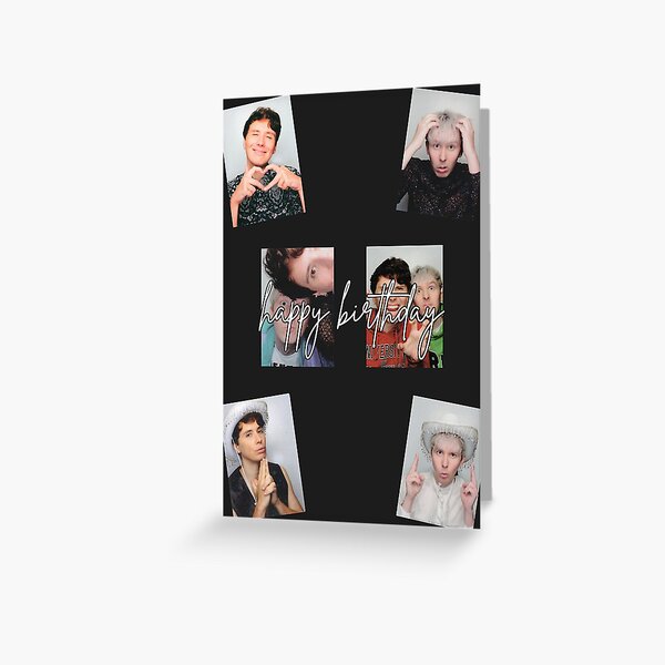 Item preview, Dan and Phil birthday card designed and sold by thasmin.