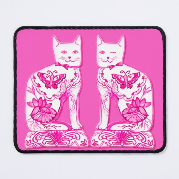 Item preview, Chinoiseries cats or Staffordshire cats wink designed and sold by MagentaRose.