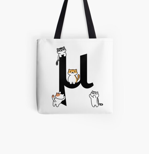 Mu Cats All Over Print Tote Bag