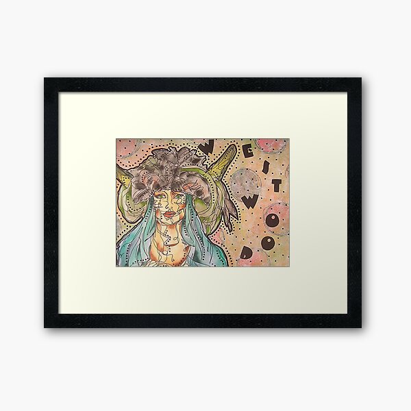 Vivienne Westwood Model Framed Art Print