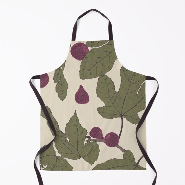 Item preview, Figs seamless pattern. Antiquity garden, vintage tree, fruit, texture leaf. designed and sold by MatyKotiv.