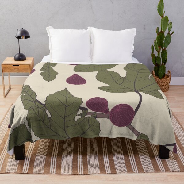 Item preview, Figs seamless pattern. Antiquity garden, vintage tree, fruit, texture leaf.  designed and sold by MatyKotiv.