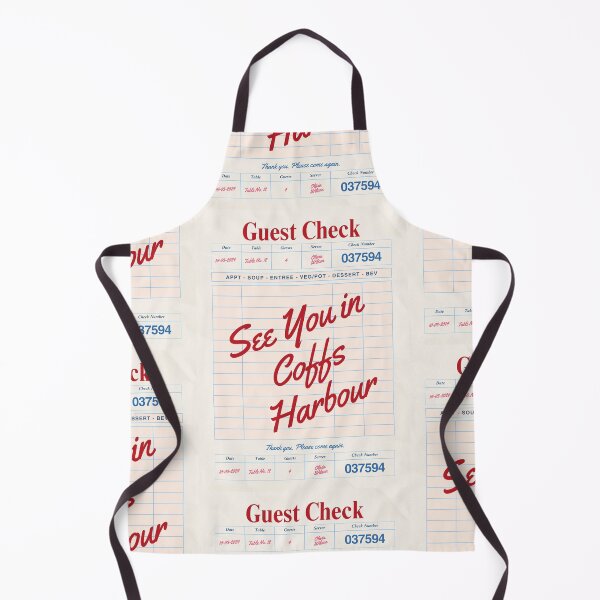 Item preview, See You in Coffs Harbour - Vintage Diner Guest Check Travel Print designed and sold by RM-Journey.