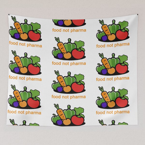 Item preview, Food Not Pharma designed and sold by FreshArtFusion.