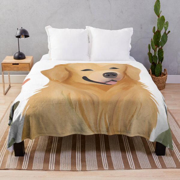Item preview, Perro Golden Retriever en acuarela designed and sold by TheresaNicole.