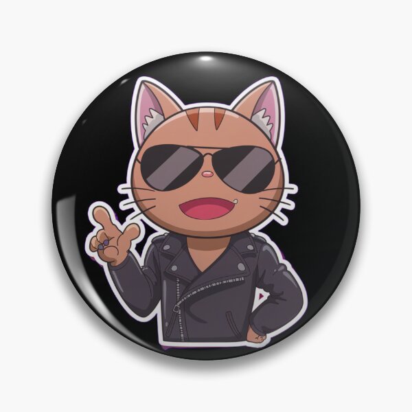 Item preview, Badass Cat kawaii designed and sold by OnixDesign.