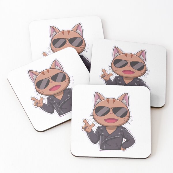 Item preview, Badass Cat kawaii designed and sold by OnixDesign.