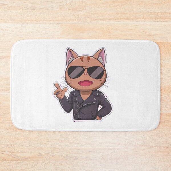 Item preview, Badass Cat kawaii designed and sold by OnixDesign.
