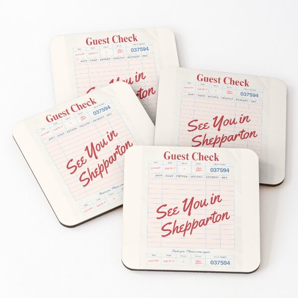 Item preview, See You in Shepparton - Vintage Diner Guest Check Travel Print designed and sold by RM-Journey.