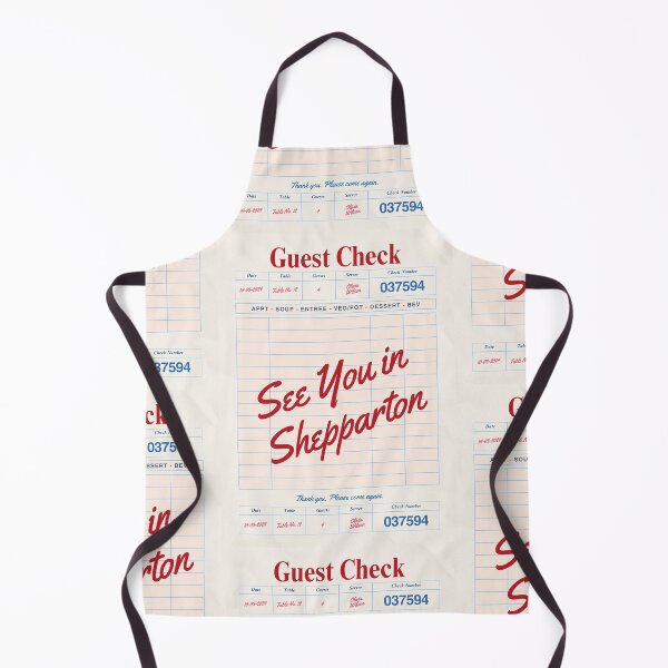 Item preview, See You in Shepparton - Vintage Diner Guest Check Travel Print designed and sold by RM-Journey.