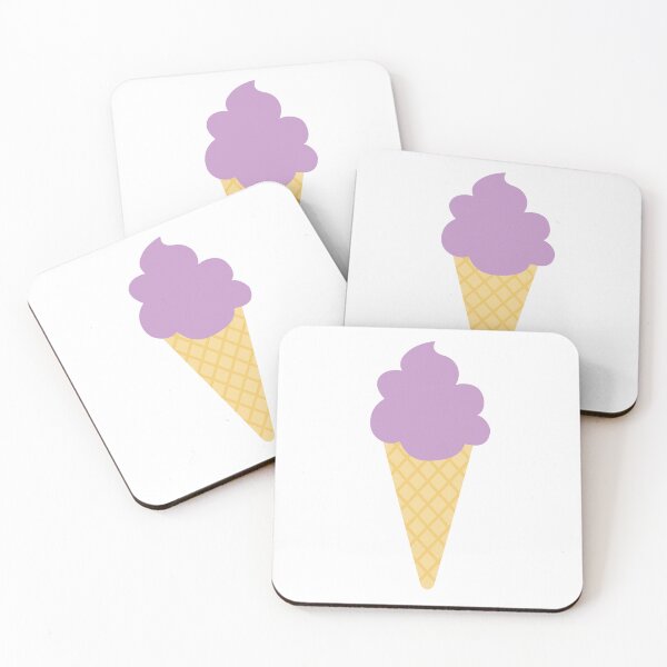 Item preview, Ice cream cone waffle summer sun holiday scandinavian kids purple designed and sold by eskima.