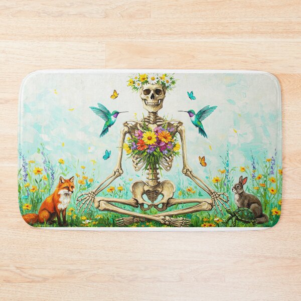 Item preview,  Yoga Skeleton Meditate   designed and sold by TeeARTHY.