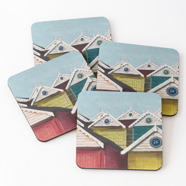 Item preview, Seaside Beach Huts, Essex designed and sold by golan22may.