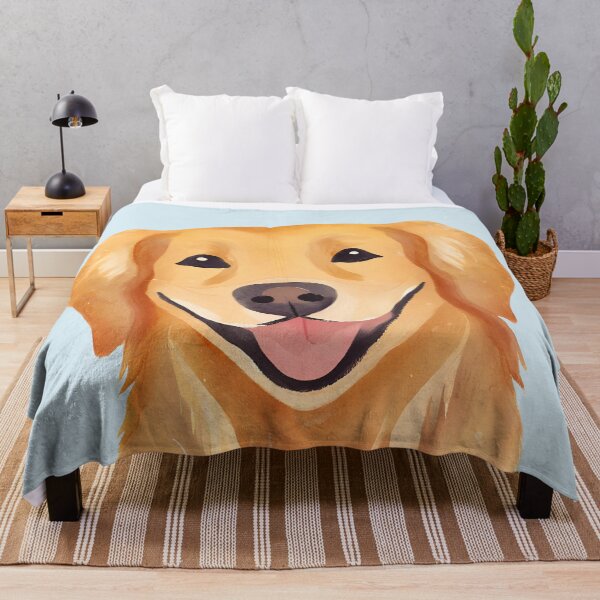 Item preview, Perro Golden Retriever en acuarela designed and sold by TheresaNicole.