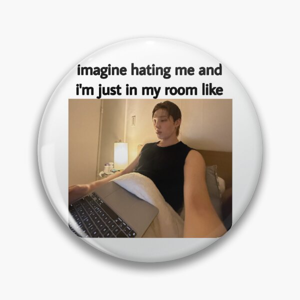 Item preview, Keeho P1Harmony "imagine hating me" meme designed and sold by hippoedcampus.