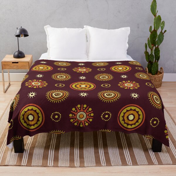Item preview, Tribal Sunburst Mandala - Vintage Folk Art Design designed and sold by Nouveaupattern.