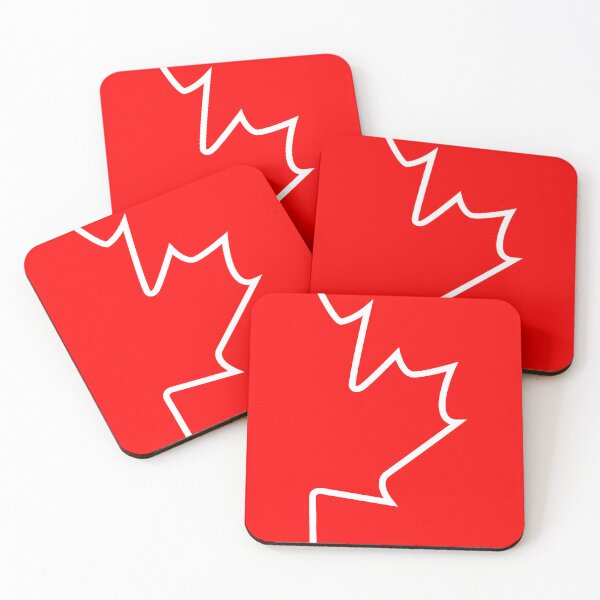 Item preview, White Half Canadian Maple Leaf  designed and sold by Corbitron.