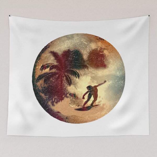 Item preview, moon surfing designed and sold by Hen-C-Art.