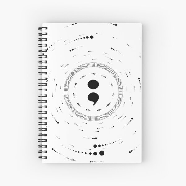 Item preview, semicolon power circle  designed and sold by Hen-C-Art.
