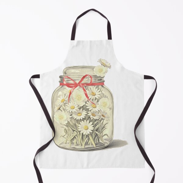 Item preview, Retro red ribbon flower jar designed and sold by Hen-C-Art.