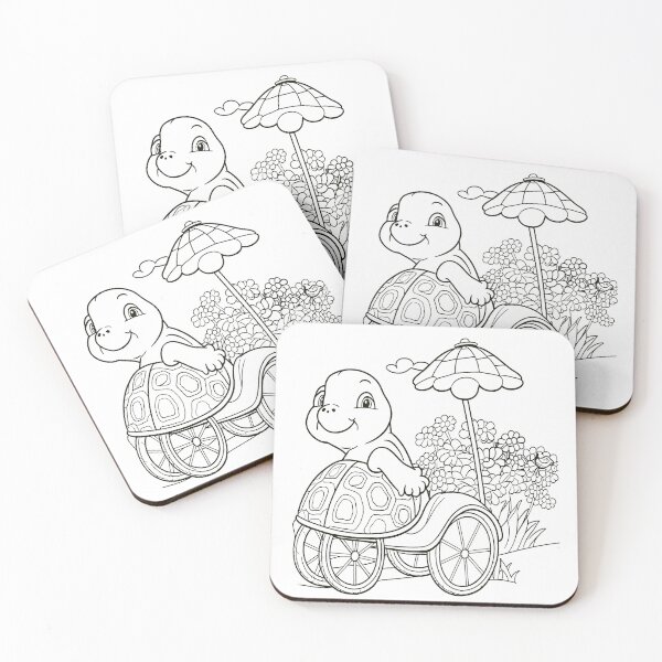 Item preview, turtle coloring cycle designed and sold by lascositasdetri.