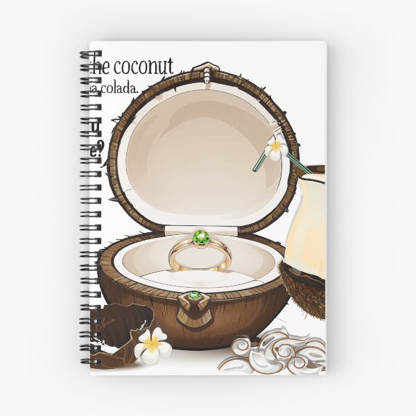 Item preview, Coconut marriage proposal#2 designed and sold by Hen-C-Art.