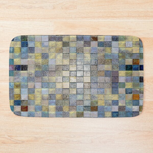 Item preview, Blue and yellow texture mosaic designed and sold by Hen-C-Art.