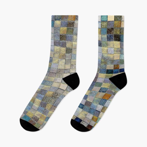 Item preview, Blue and yellow texture mosaic designed and sold by Hen-C-Art.