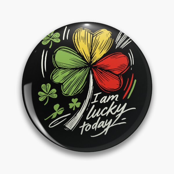 Item preview, St. Patrick's Day Kleeblatt I Am Lucky Today designed and sold by LuminOrb.
