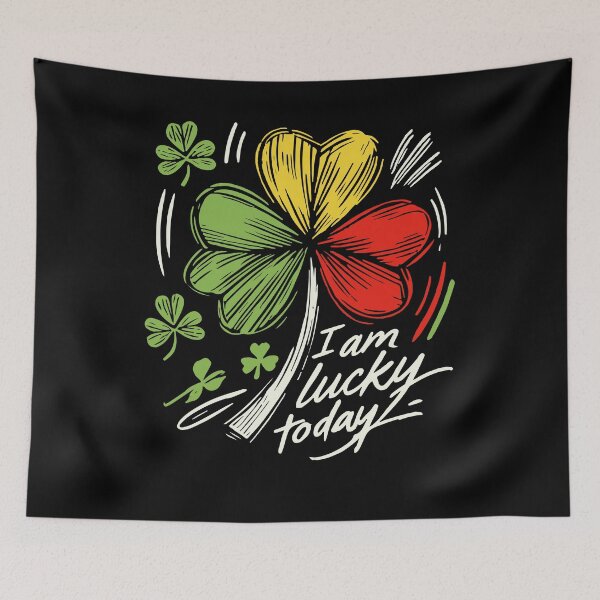 Item preview, St. Patrick's Day Kleeblatt I Am Lucky Today designed and sold by LuminOrb.