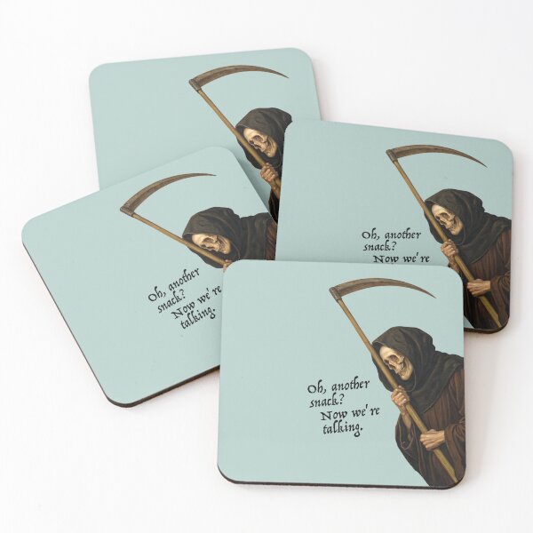 Item preview, Oh, another snack? Now we're talking. Death is lurking. designed and sold by knappidesign.
