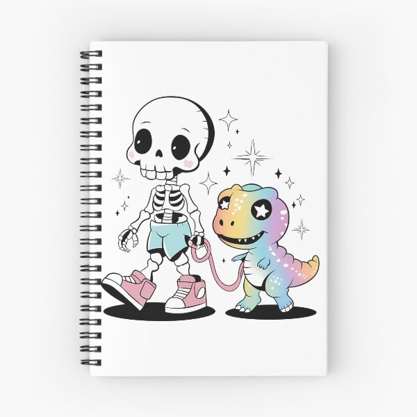 Item preview, Skeleton's Rainbow Dino Friend designed and sold by Philippa Shop.