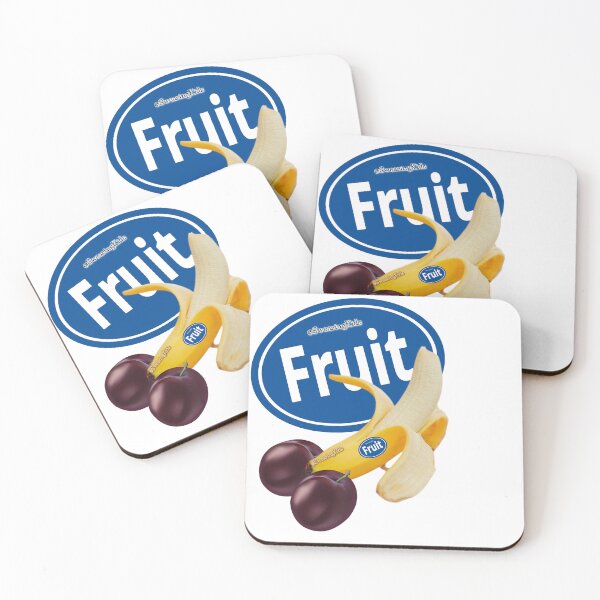 Item preview, Fruit - Banana & Plums designed and sold by SwearingKids.