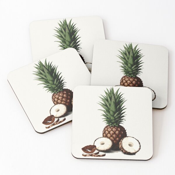 Item preview, pineapple and coconut lovers designed and sold by Hen-C-Art.