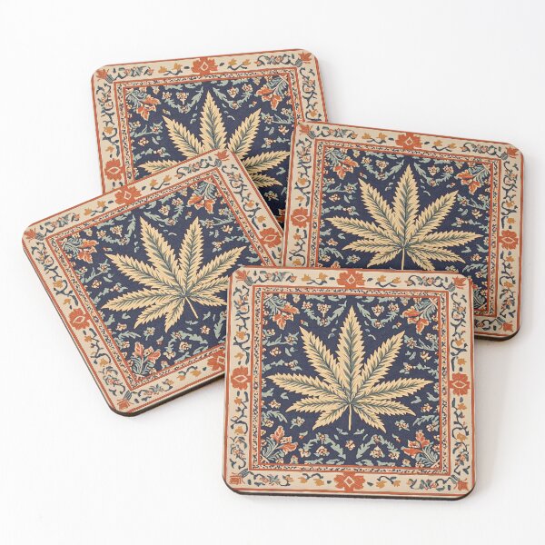 Item preview, Ornate Tapestry Cannabis Leaf Design designed and sold by TheOctopusRage.