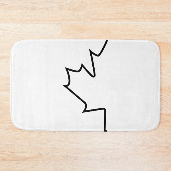 Item preview, Black Half Canadian Maple Leaf  designed and sold by Corbitron.