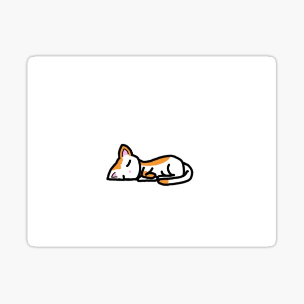 Item preview, Sleeping Cat designed and sold by ArtistsRuneArt.