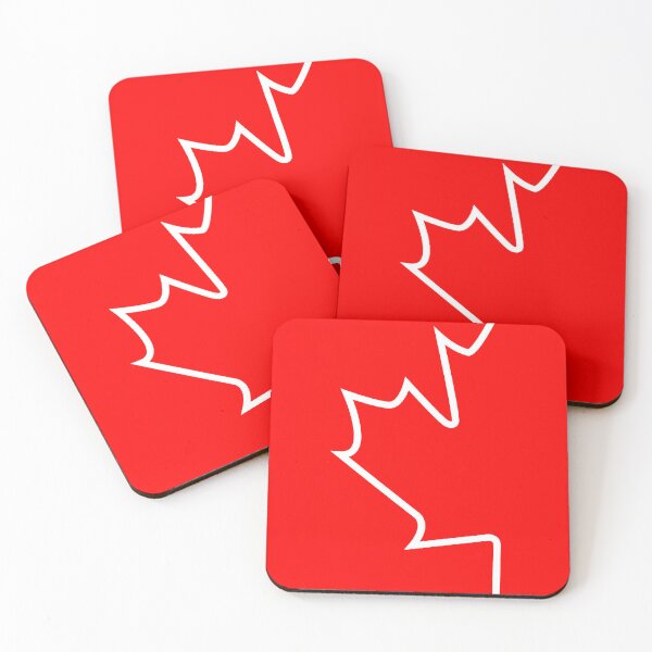 Item preview, White Half Canadian Maple Leaf  designed and sold by Corbitron.