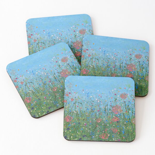 Item preview, Wildflower Dreams - abstract floral art designed and sold by NavySloth-Art.