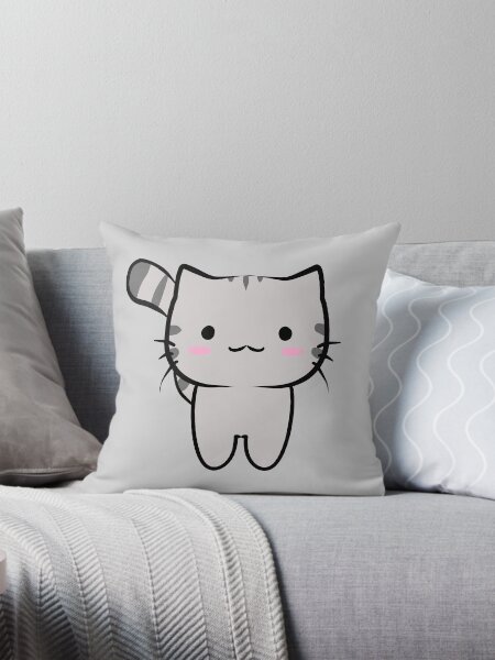Item preview, Cute Anime kitty Gray designed and sold by mogonochi.