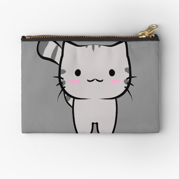 Item preview, Cute Anime kitty Gray designed and sold by mogonochi.
