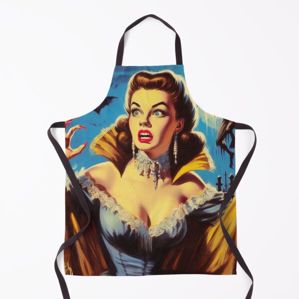 Aperçu de l'œuvre Femme vampire rétro créée et vendue par PulpVintage.