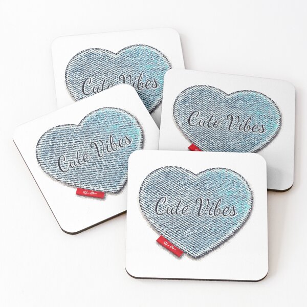 Item preview, Cute Vibes Denim Heart designed and sold by Hen-C-Art.