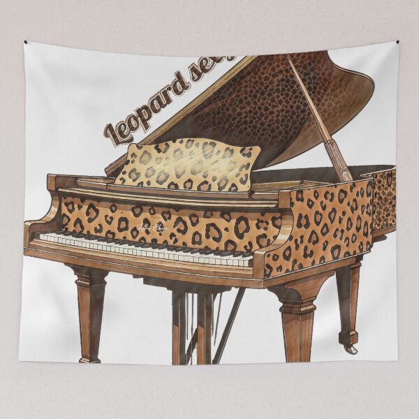 Item preview, Leopard Print Piano designed and sold by Hen-C-Art.